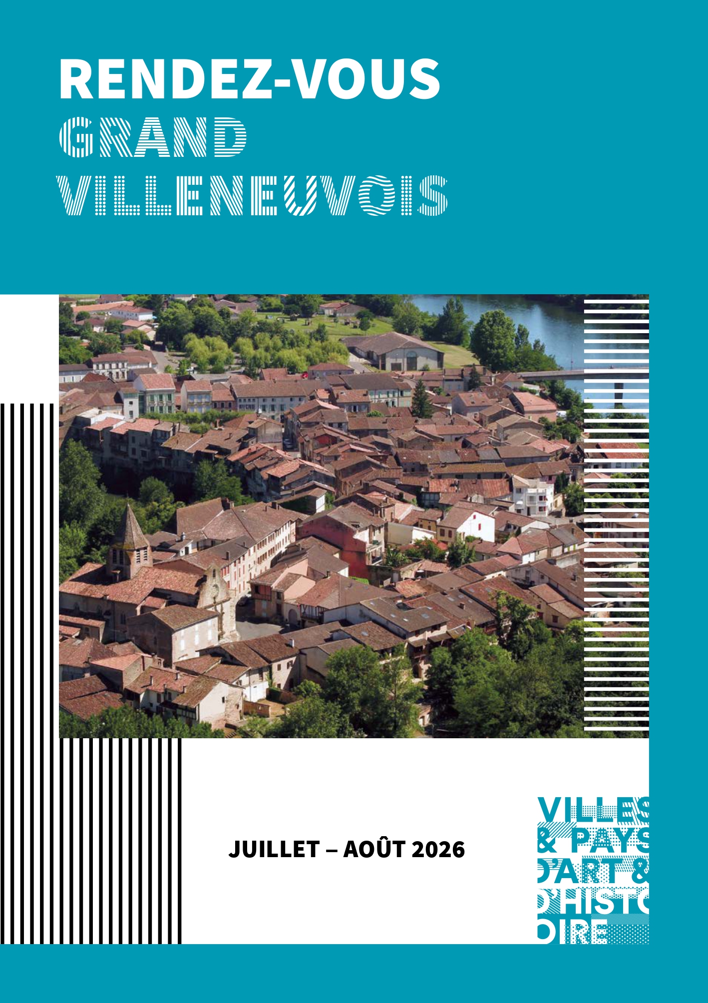 Couverture brochure Rendez-vous Grand Villeneuvois ete 2026